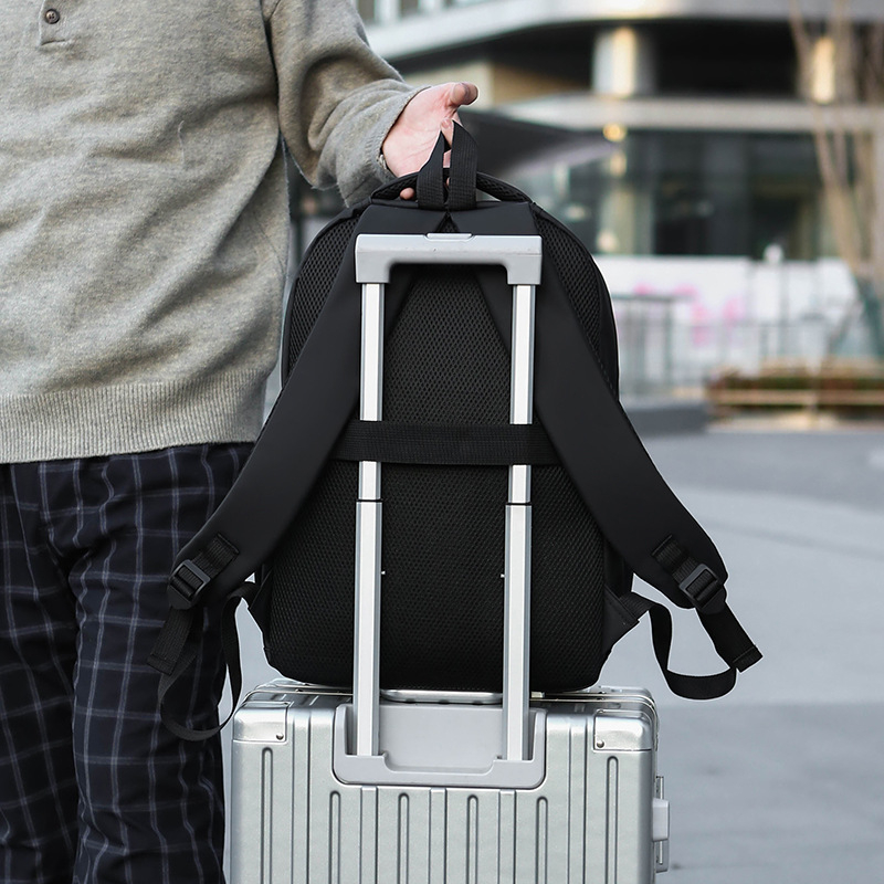 Muški ruksak – vodootporan Oxford materijal, kapacitet 20–35 L, pogodan za 14-inčni prijenosno računalo, urbanističko-minimalistički stil, za poslovna putovanja