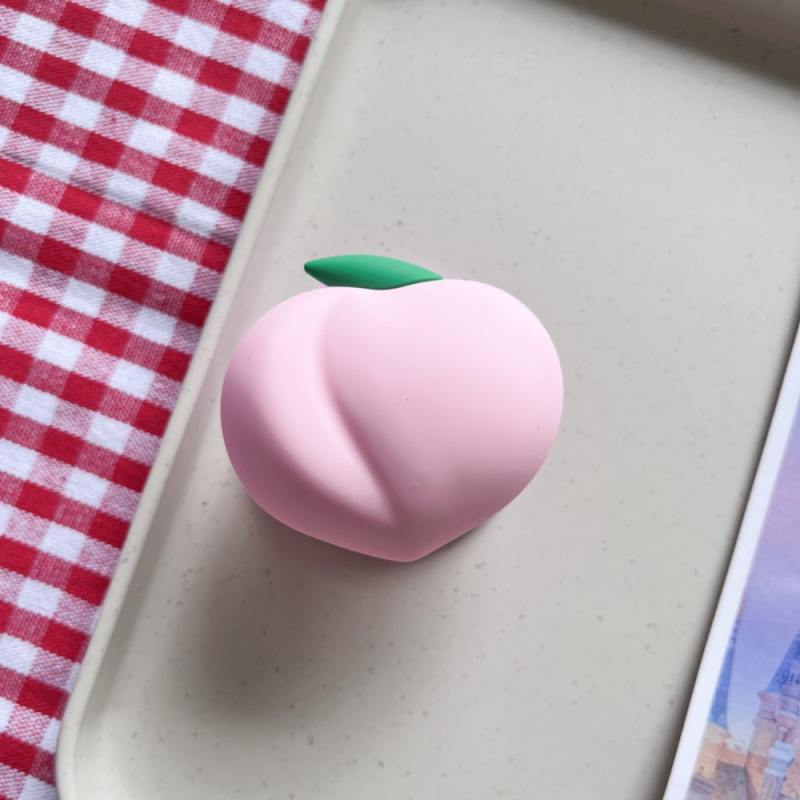 Десктоп стойка с карикатурен стил, силиконова конструкция, MagSafe магнитен държач, разтегателна и държач за пръстен