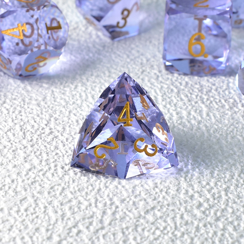 Poliedarske kocke s dragocjenim izgledom za D&D i društvene igre, stil pravokutnog kuta, obrada i personalizacija dostupni