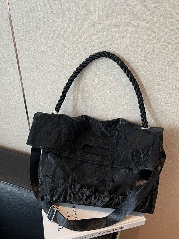 Unisex PU tote torba s magnetskim zatvaračem, vodoravni kvadratni oblik, unutarnji džep sa zatvaračem