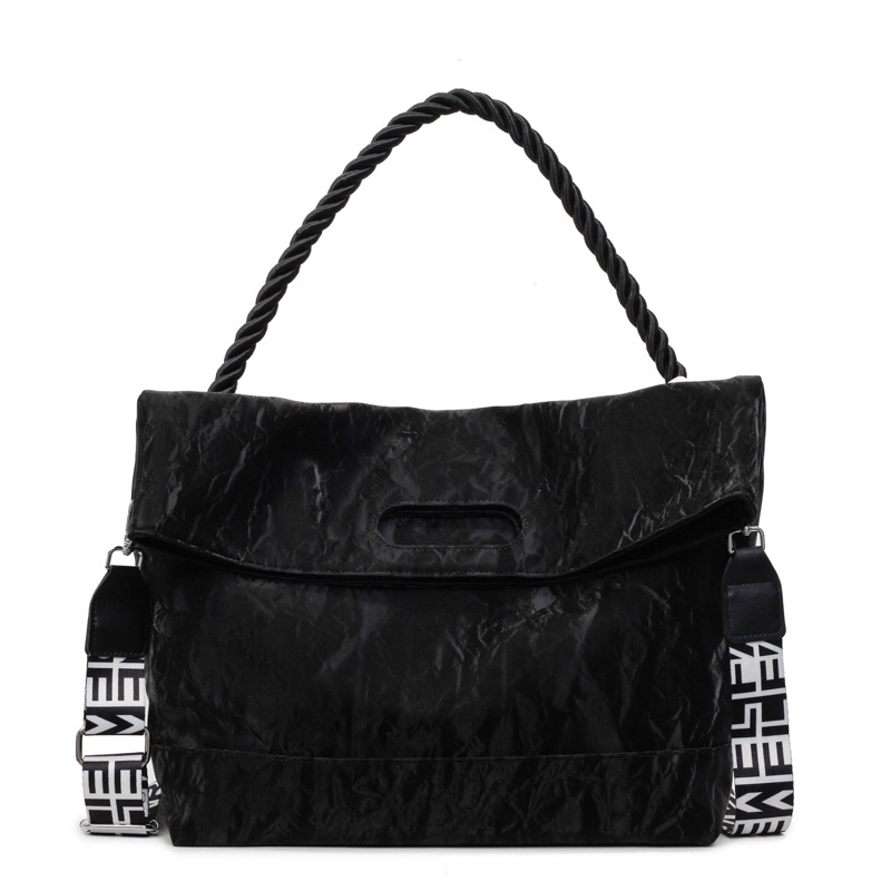 Unisex PU tote torba s magnetskim zatvaračem, vodoravni kvadratni oblik, unutarnji džep sa zatvaračem