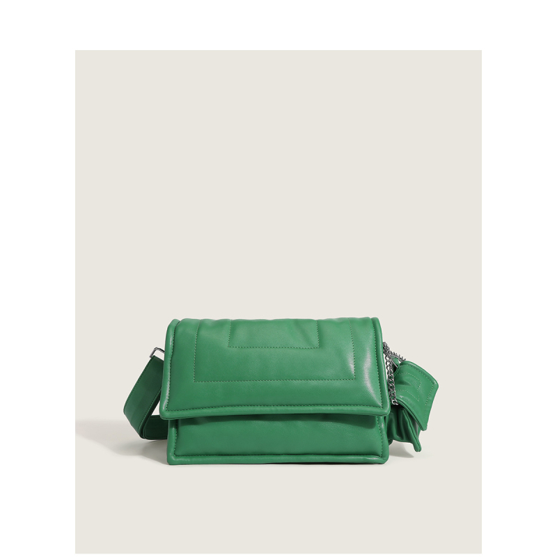 PU crossbody torbica s poklopcem – street stil, mala kvadratna forma, horizontalni oblik, magnetska kopča, skriveni džep sa zipom