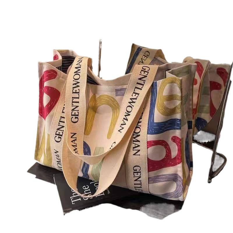 Tote torba od platna — unisex stil, svakodnevna upotreba, proljeće 2024