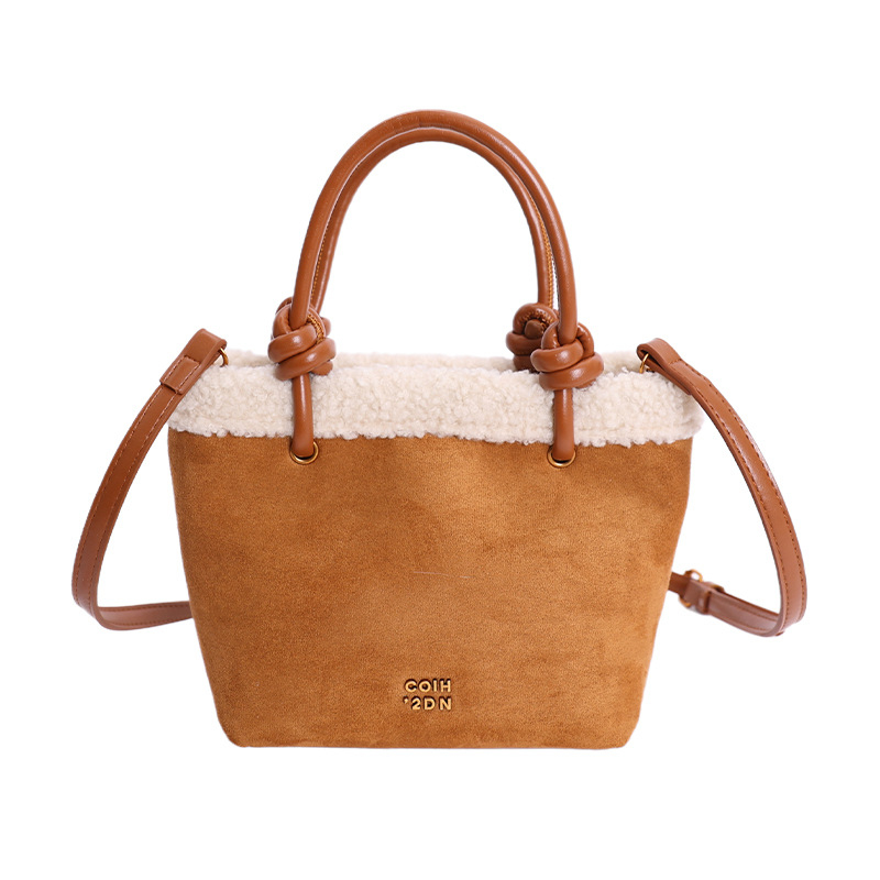 Torba za ramena od velura, europski retro stil, kvadratni oblik, oblik jastuka, zatvaranje zipom