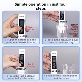 Online analyzátor kvality vody pre pitnú vodu, testovanie ťažkých kovov