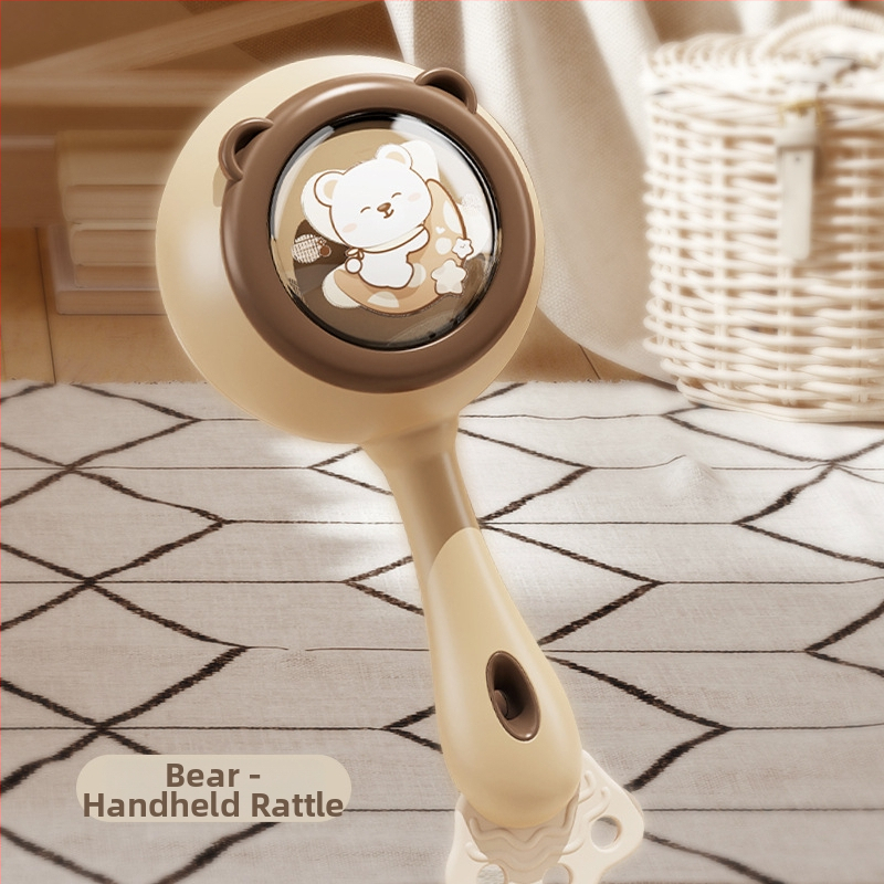 Le zai Χειροκίνητο ταμπουρίνο – Πλαστικό βρεφικό ταμπουρίνο, Εκπαιδευτικό παιχνίδι πρώιμης εκπαίδευσης, Άνεση για το μωρό, Συσκευασία σε κουτί, Πλαστικό παιχνίδι 3C