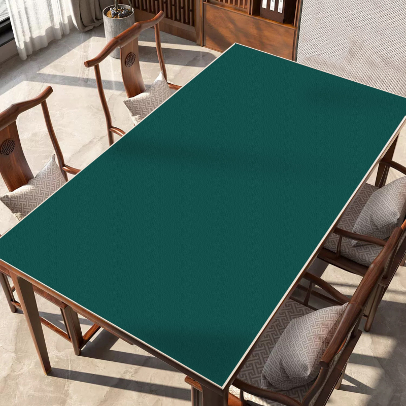 Покривка за маса за Тексас Холдем с противохлъзваща повърхност и звукоизолация; смесен материал, квадратна форма, модел решетка, висока термоустойчивост