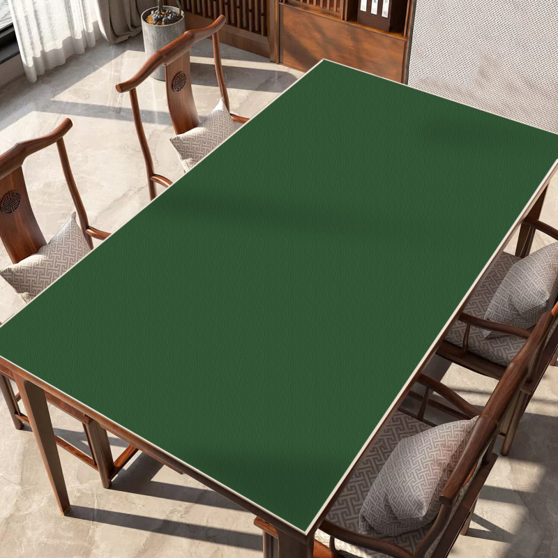 Покривка за маса за Тексас Холдем с противохлъзваща повърхност и звукоизолация; смесен материал, квадратна форма, модел решетка, висока термоустойчивост