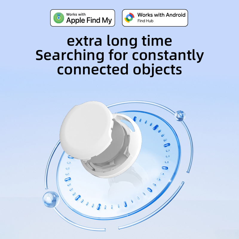 iOS és Android kettős rendszerű helymeghatározó – Y21 modell, 150mAh, ABS ház, tömeg 7 g