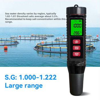 BG-MF-X71 Prenosný analyzátor kvality vody – meria pH, slanosť, EC/tds, ORP a teplotu; rozsah merania EC/tds/slanosť/pH/ORP/teplota; presnosť ±2% FS; napájanie 3V