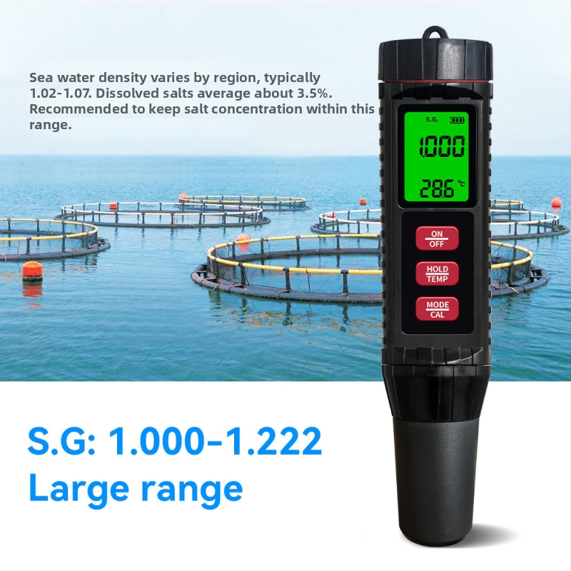 BG-MF-X71 Prenosný analyzátor kvality vody – meria pH, slanosť, EC/tds, ORP a teplotu; rozsah merania EC/tds/slanosť/pH/ORP/teplota; presnosť ±2% FS; napájanie 3V