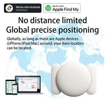 Калъф за проследяващо устройство с магнитен силиконов капак, F10 двойна система, 225 mAh, безжично разстояние 20 м, тегло 6.6 g, ABS, съвместим с Android и iOS