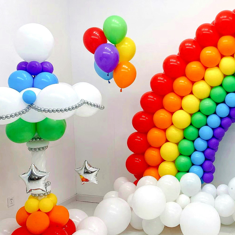 Lateksni okrugli dekorativni balon s mat završnim izgledom imitacije bisera, mogućnost personaliziranog logotipa, šifra proizvoda TT Matte Imitation Pearl Round Balloon