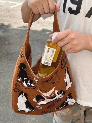 Unisex PU tote torba s podlogom od platna, za svakodnevnu upotrebu, proljeće 2024