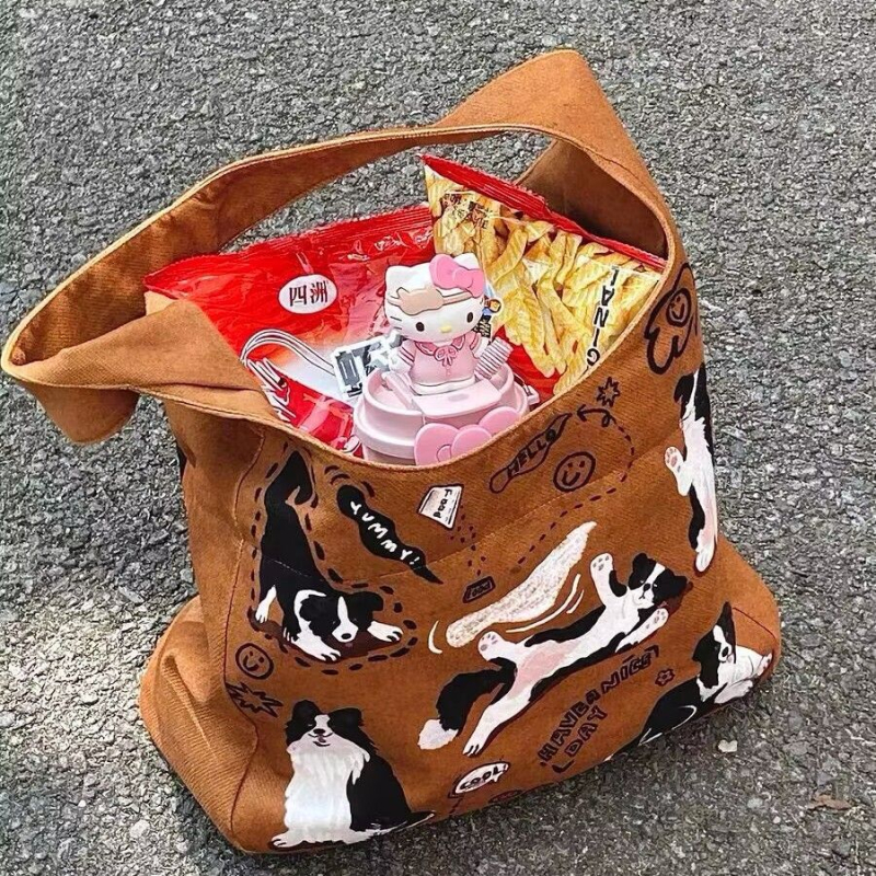 Unisex PU tote torba s podlogom od platna, za svakodnevnu upotrebu, proljeće 2024