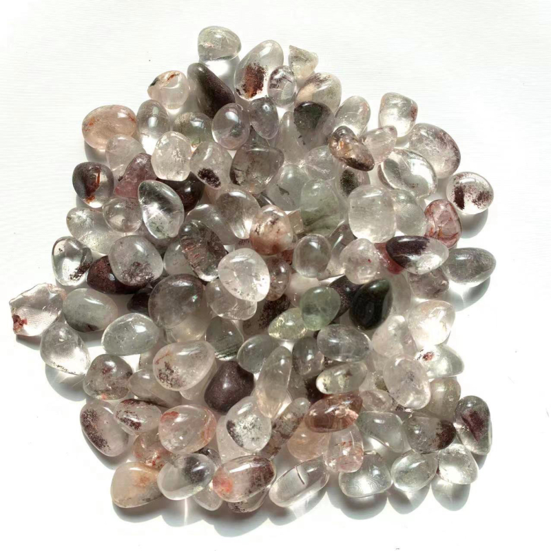 Pietriș decorativ din cristal pentru ghivece și acvarii (Material: Cristal • Greutate netă: 100 g • Ambalaj: carton • Stil: Simplitate modernă • Categoria: Geometrie)