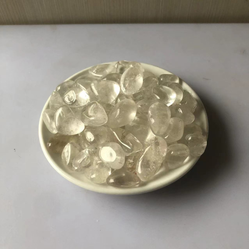 Pietriș decorativ din cristal pentru ghivece și acvarii (Material: Cristal • Greutate netă: 100 g • Ambalaj: carton • Stil: Simplitate modernă • Categoria: Geometrie)