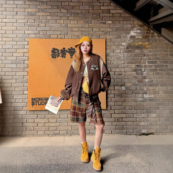 Corduroy baseball dzseki hímzéssel, cipzárral, bő szabás, pamut anyag, téli 2025