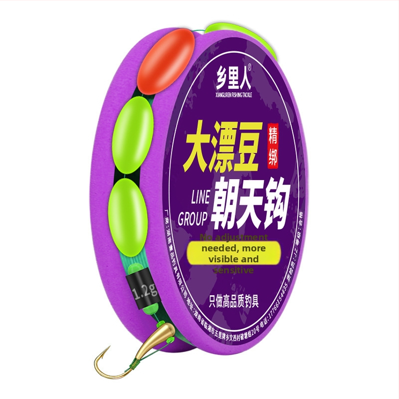 Set cârlige și linie de pescuit, legat manual, Nylon Nano, pentru pescuit în râu, origine China