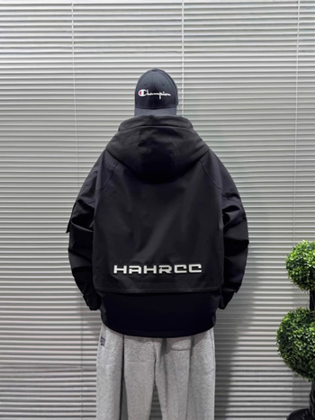 Muška down jakna za mlade, zima 2025, bijeli patka perja 76–80%, s kapuljom i stojećim ovratnikom, otporna na vjetar i topla