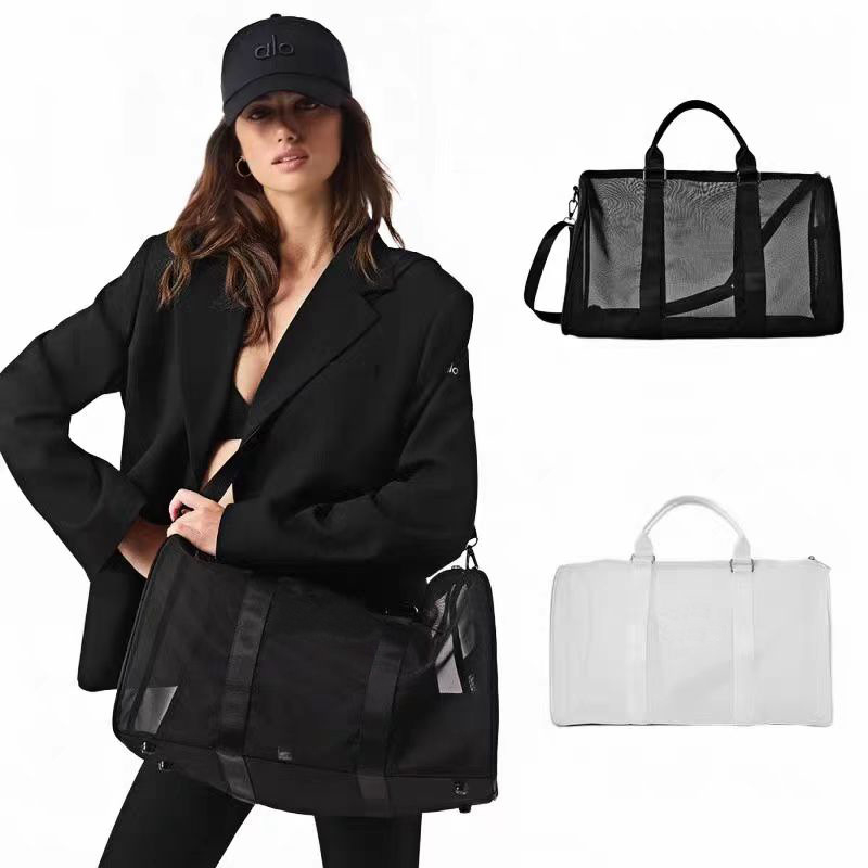 Crossbody mrežasta torba za fitness, za vanjske sportove, 20–35L, poliester, unisex, pohranjiva