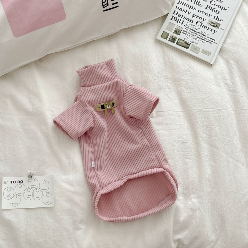 Ρούχα κατοικίδιων για γάτα Devon Rex – corduroy ύφασμα, υψηλός γιακάς, μακριά μανίκια, χαλαρός στυλ