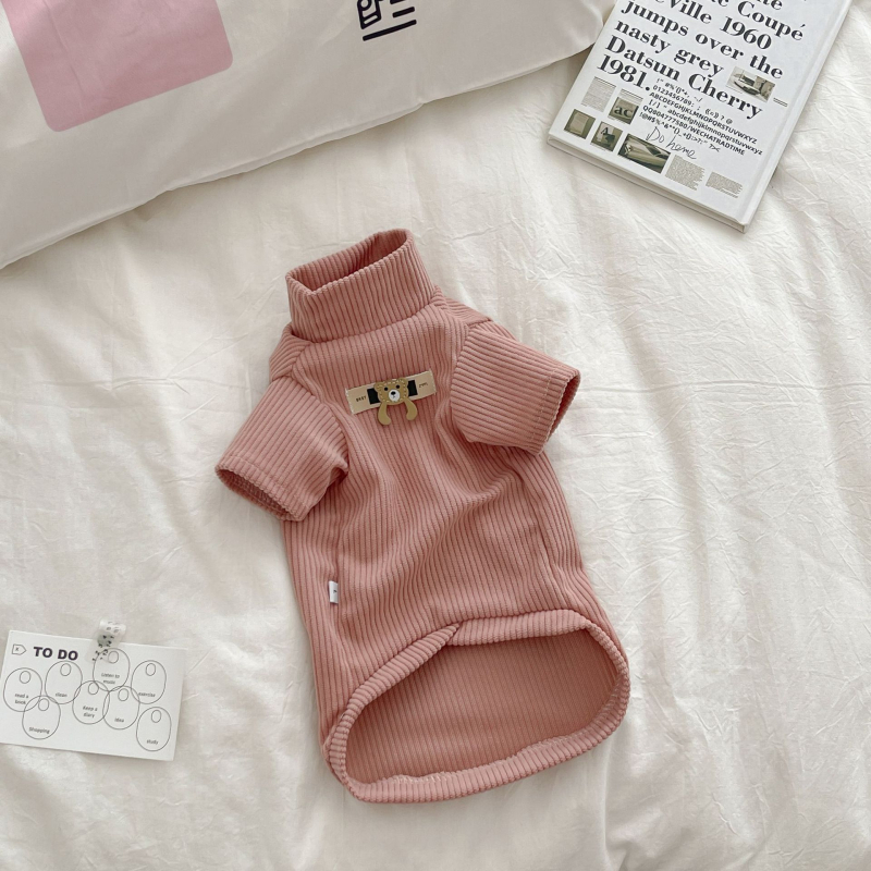 Ρούχα κατοικίδιων για γάτα Devon Rex – corduroy ύφασμα, υψηλός γιακάς, μακριά μανίκια, χαλαρός στυλ