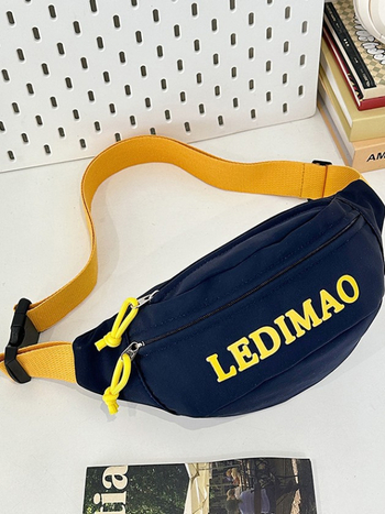 Мъжка кръстосана чанта за гърдите – уличен стил, нейлонова материя, полиестърова подплата, намалява натоварването, ежедневна употреба