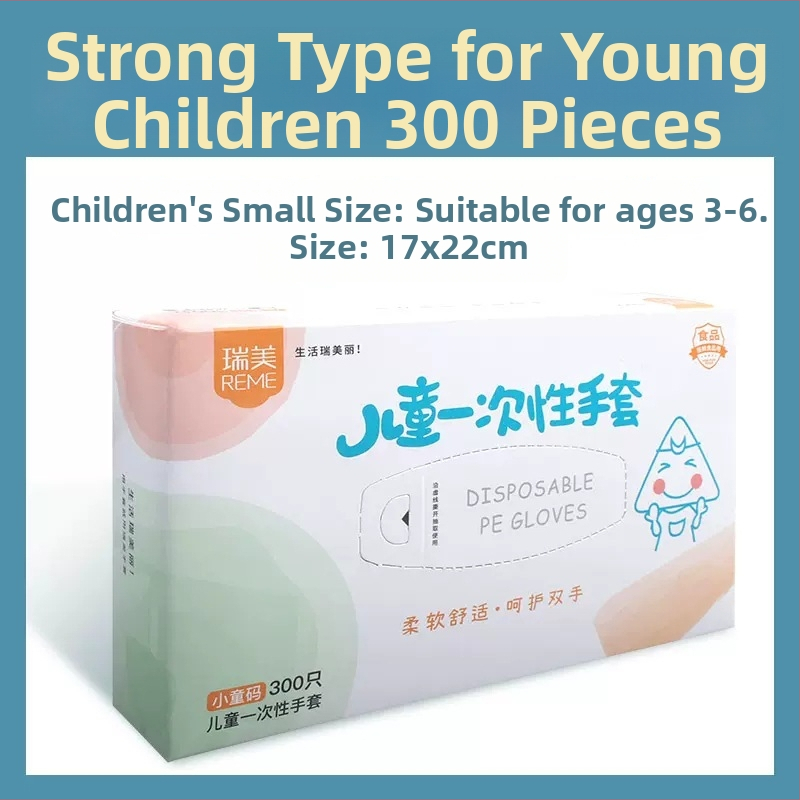 Mănuși de unică folosință - grosime 0,7 mm, plastic, transparente, protecție împotriva prafului, 500 buc