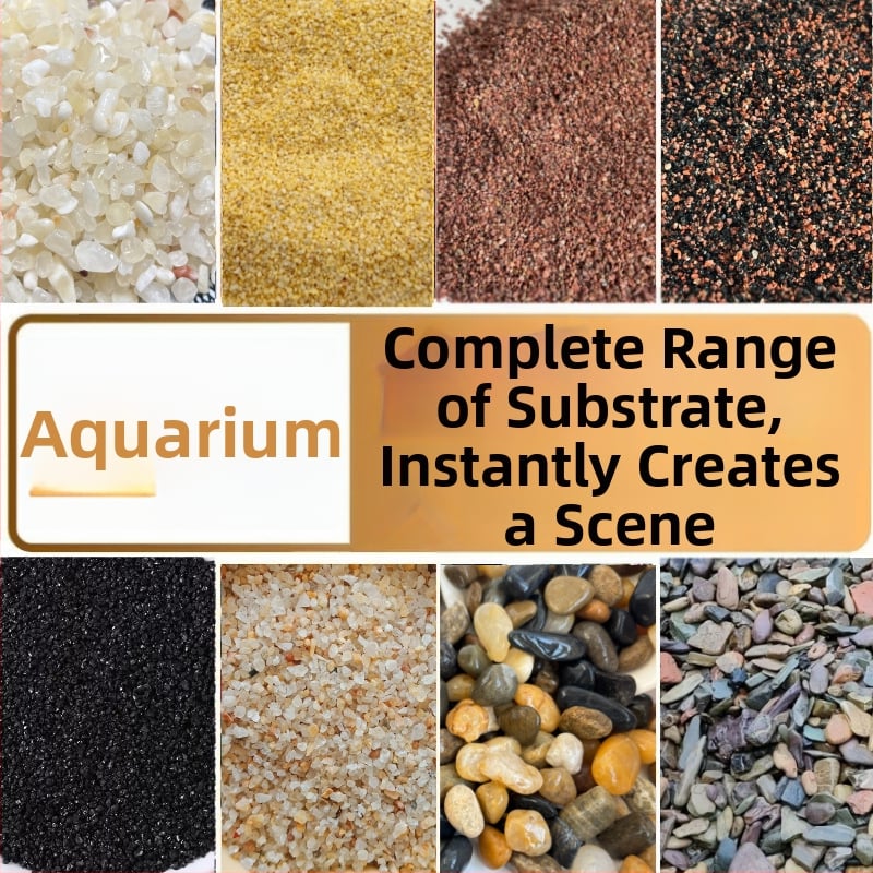 Kőalapú aljzathomok akváriumhoz – homokos látvány, 5–10 kg