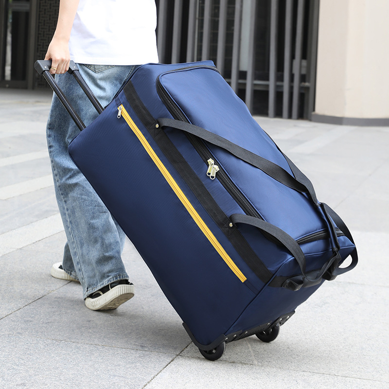 Putna torba na kotačićima s crossbody remenom, vodootporna, prozračna, ultralegka, proširiva, 36–55 L