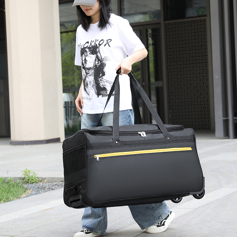 Putna torba na kotačićima s crossbody remenom, vodootporna, prozračna, ultralegka, proširiva, 36–55 L