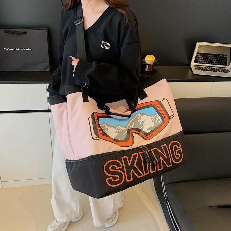 Unisex crossbody torba 20–35L, Oxford tkanina, prozračna podstava, anime uzorak