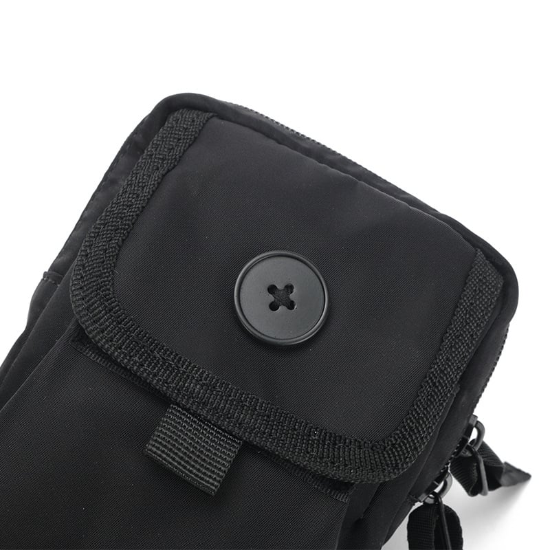 Muška crossbody torba, ulični stil, otporan poliester, pogodna za putovanja u slobodno vrijeme