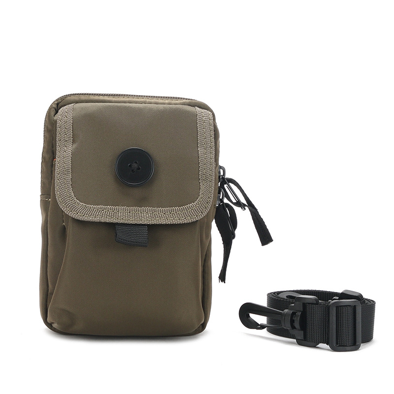 Muška crossbody torba, ulični stil, otporan poliester, pogodna za putovanja u slobodno vrijeme