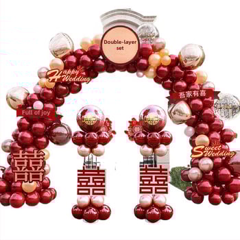 Set balona za svadbenu arku i stup dekoracije — marka auxiliary; šifra proizvoda F96HM875787J5H; materijal: drugi; tip balona: drugi; oblik: balon sa repom