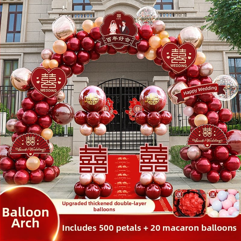 Set balona za svadbenu arku i stup dekoracije — marka auxiliary; šifra proizvoda F96HM875787J5H; materijal: drugi; tip balona: drugi; oblik: balon sa repom