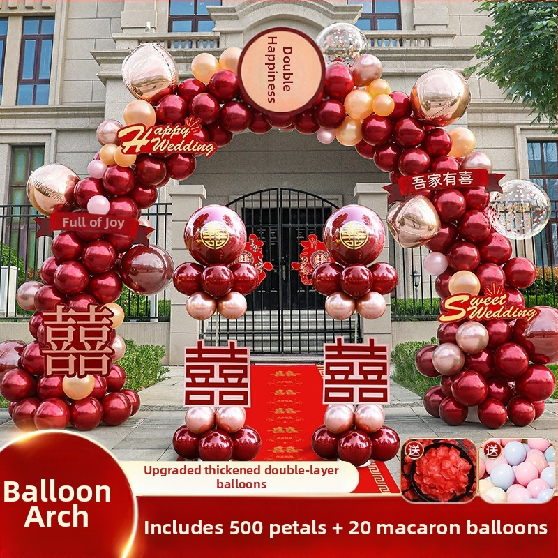 Set balona za svadbenu arku i stup dekoracije — marka auxiliary; šifra proizvoda F96HM875787J5H; materijal: drugi; tip balona: drugi; oblik: balon sa repom