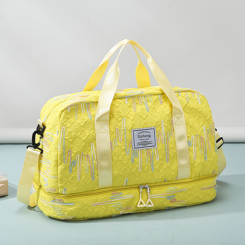 Unisex crossbody torba za kratka putovanja, urbani minimalistički dizajn (Materijal: Oxford tkanina; Funkcija: Prozračna; Podstava: poliester-pamuk; Spol: Unisex; Stil: Urbana jednostavnost)