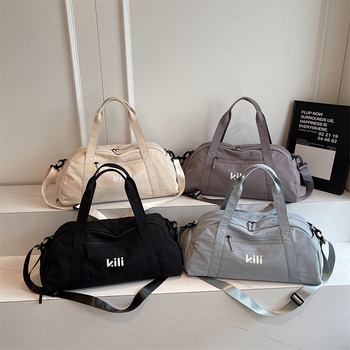 Sportska torba za fitness i jogu, višenamjenska torba za rame i crossbody, odjeljak za suho/mokro, 20–35L, Oxford tkanina