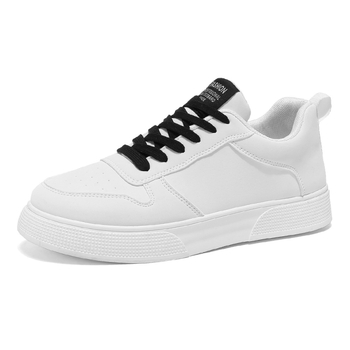 Мъжки маратонки с дебела подметка, PU горна част, EVA стелка, инжекционно формована подметка, връзки