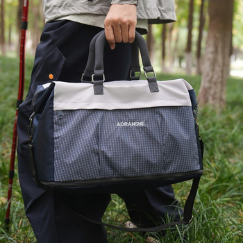 Proširiva najlonska putna torba, kapacitet 20–35 L, lagana, prozračna i vodootporna, torba preko tijela, unisex.