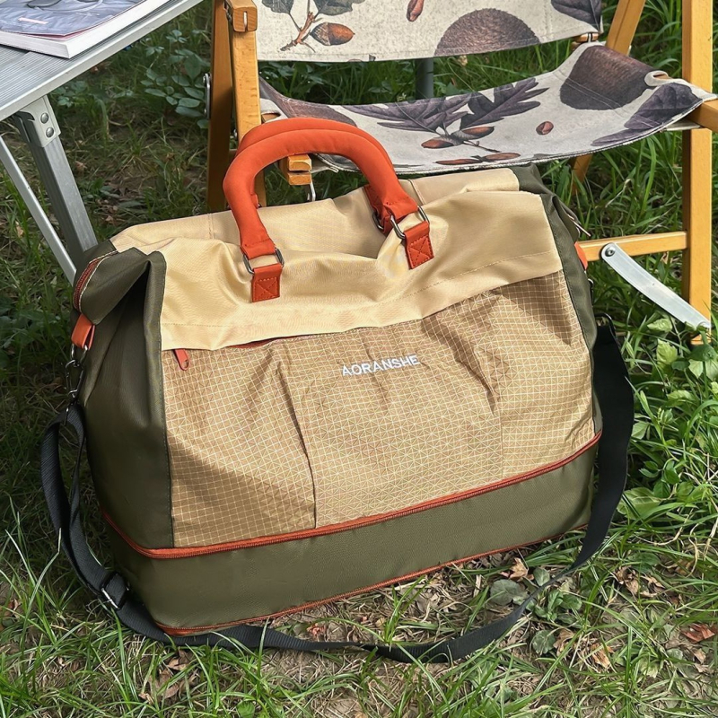 Proširiva najlonska putna torba, kapacitet 20–35 L, lagana, prozračna i vodootporna, torba preko tijela, unisex.