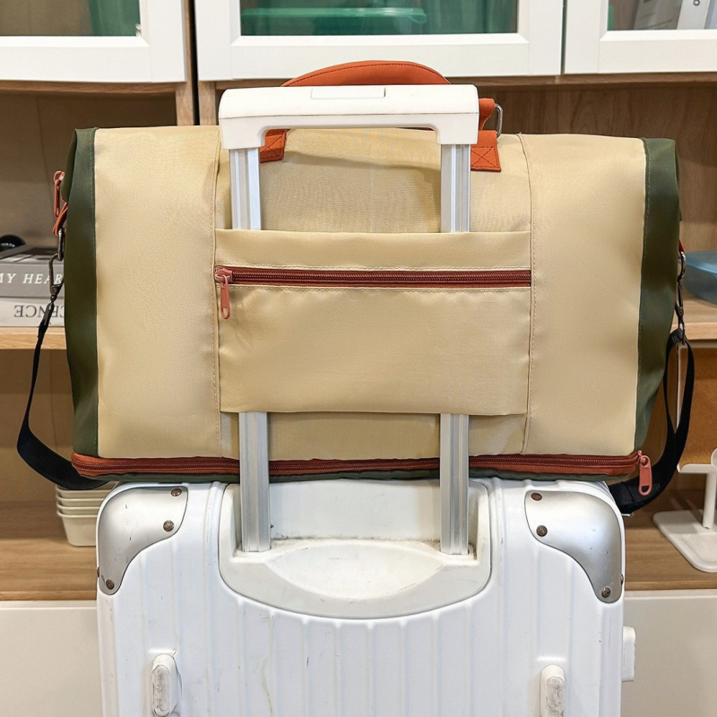 Proširiva najlonska putna torba, kapacitet 20–35 L, lagana, prozračna i vodootporna, torba preko tijela, unisex.