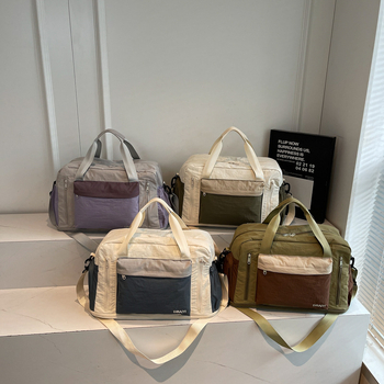 Unisex torba za kratka putovanja, kapacitet 20–35L, platno, vodootporna, stil za opuštena putovanja