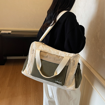 Unisex torba za kratka putovanja, kapacitet 20–35L, platno, vodootporna, stil za opuštena putovanja