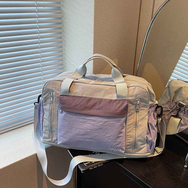 Unisex torba za kratka putovanja, kapacitet 20–35L, platno, vodootporna, stil za opuštena putovanja