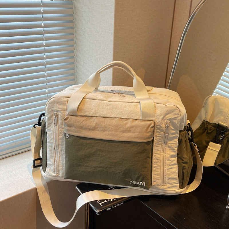 Unisex torba za kratka putovanja, kapacitet 20–35L, platno, vodootporna, stil za opuštena putovanja