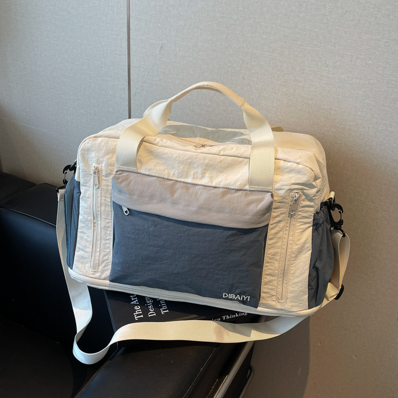 Unisex torba za kratka putovanja, kapacitet 20–35L, platno, vodootporna, stil za opuštena putovanja