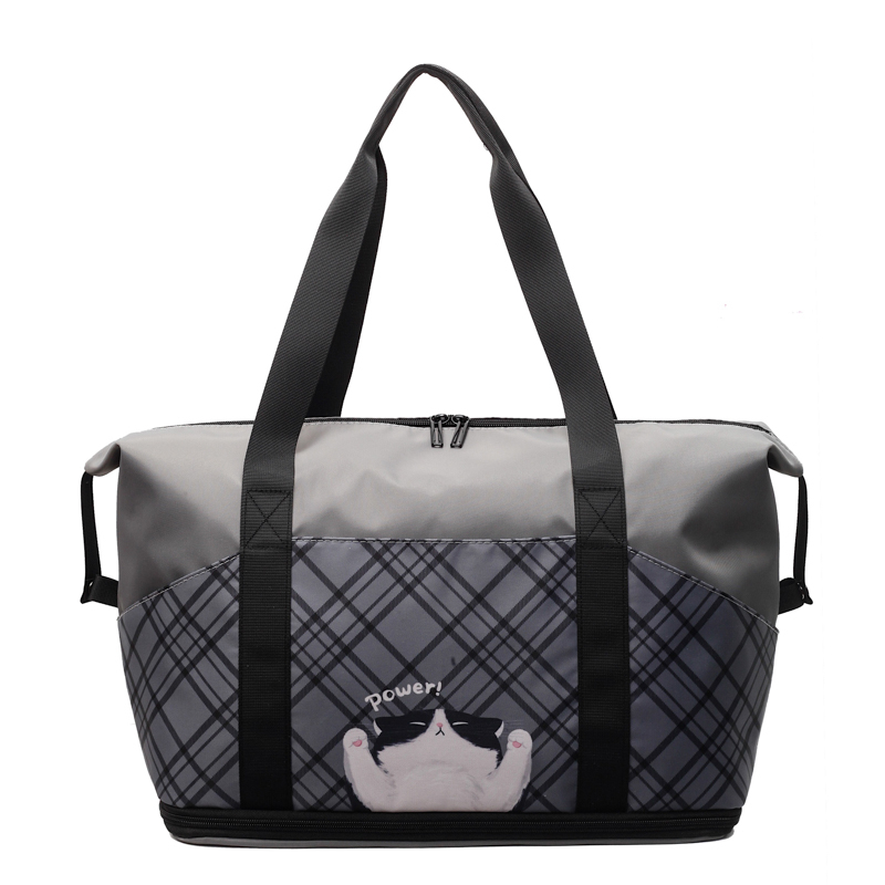 Ženska crossbody torba za putovanja, veliki kapacitet, lagana, Oxford platno, prozračna, proširivi kapaciteta